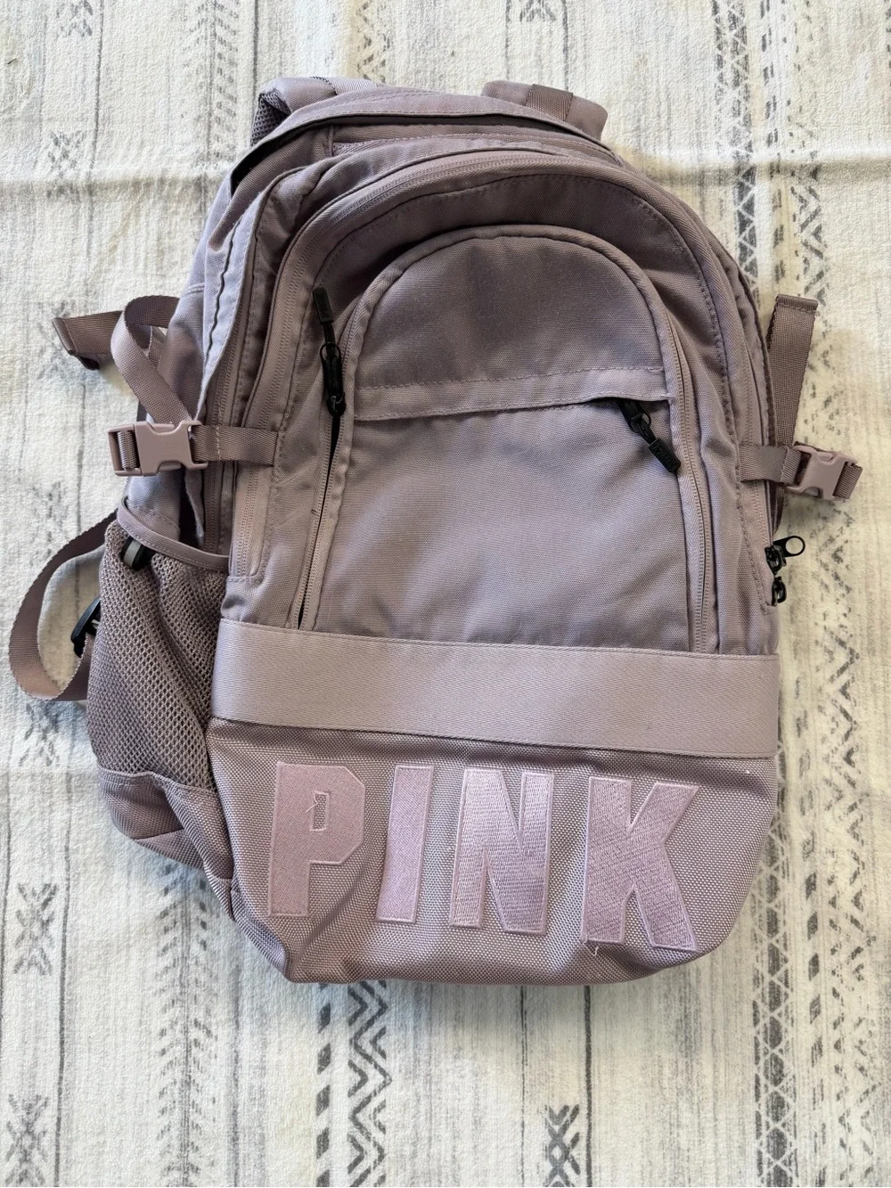 PINK Victoria's Secret Dusty Rose Logo Backpack